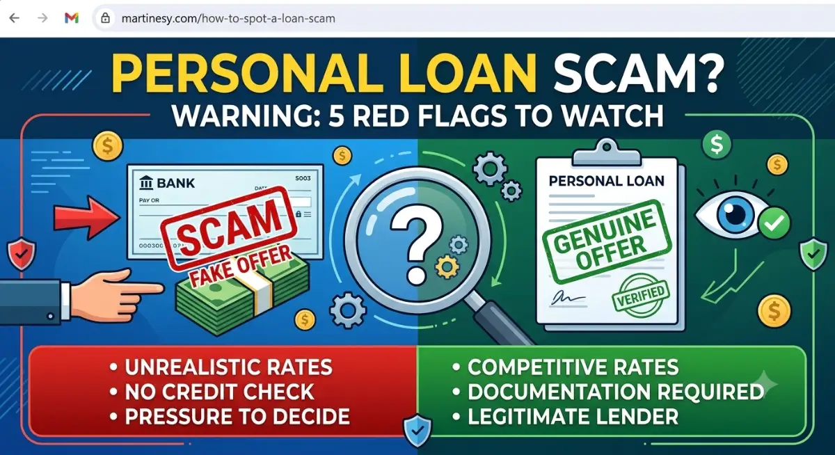 How to identify and avoid personal loan scams.
